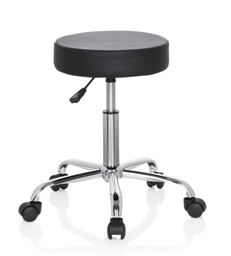 Tabouret sur roulettes